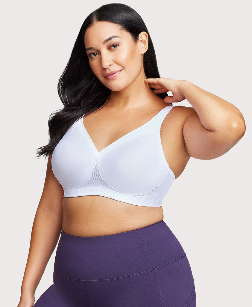 MagicLift Seamless Sports Bra White Glamorise