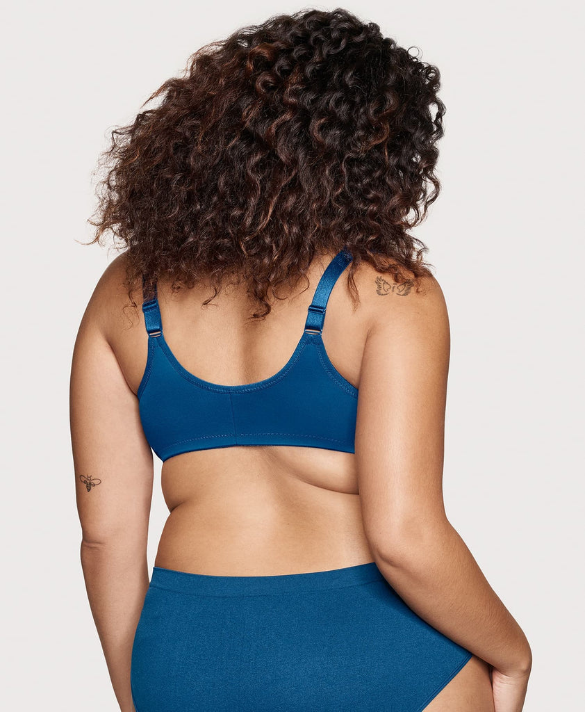 Glamorise Front-Closure WonderWire Bra Dark Denim | Glamorise