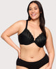 Front-Closure T-Back WonderWire Bra Black