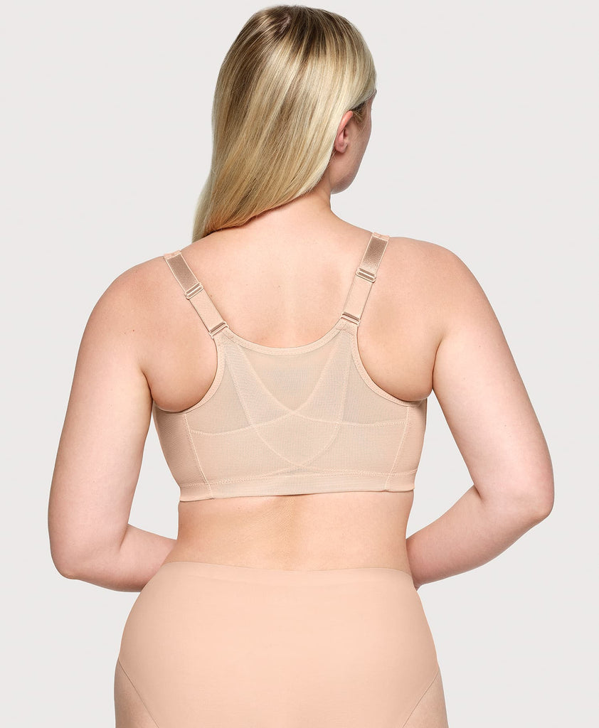 MagicLift Front-Closure Posture Back Bra Cafe | Glamorise