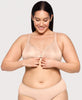 Front-Closure Posture Back WonderWire Bra Cafe