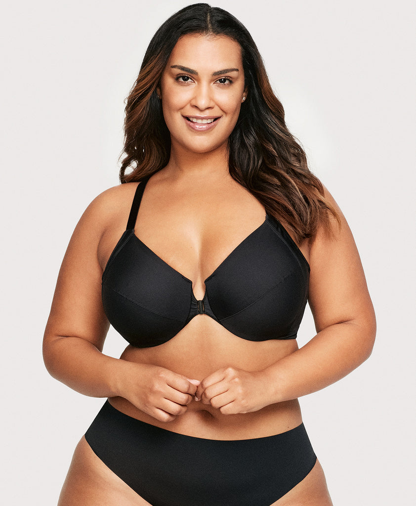 Front-Closure Smoothing WonderWire Bra Cappuccino