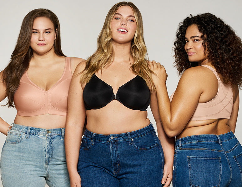 High sided bras for plus size 2025