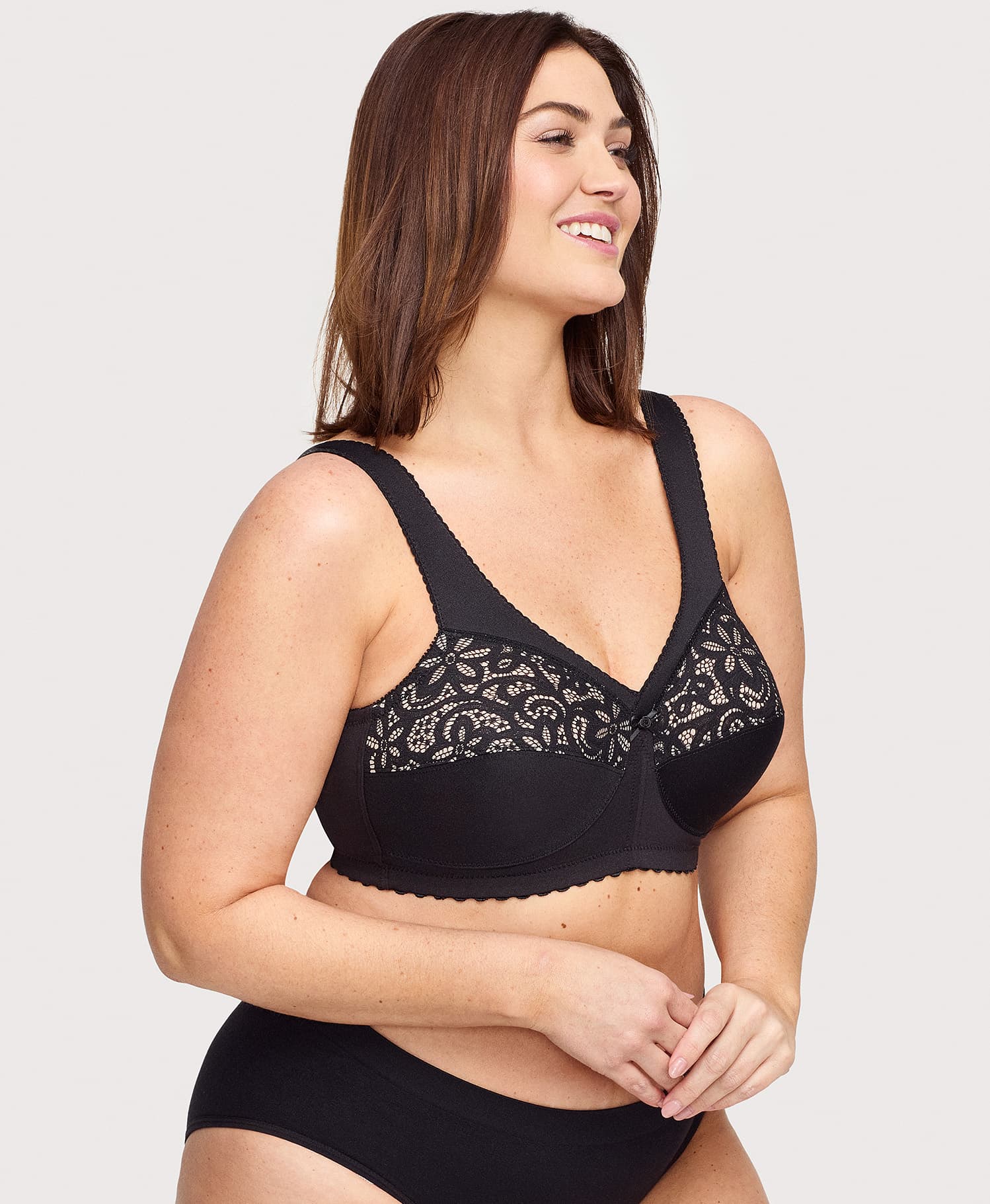 Glamorise Cotton Magic Lift® Support Wireless Unlined Full Coverage  Bra-1001-JCPenney