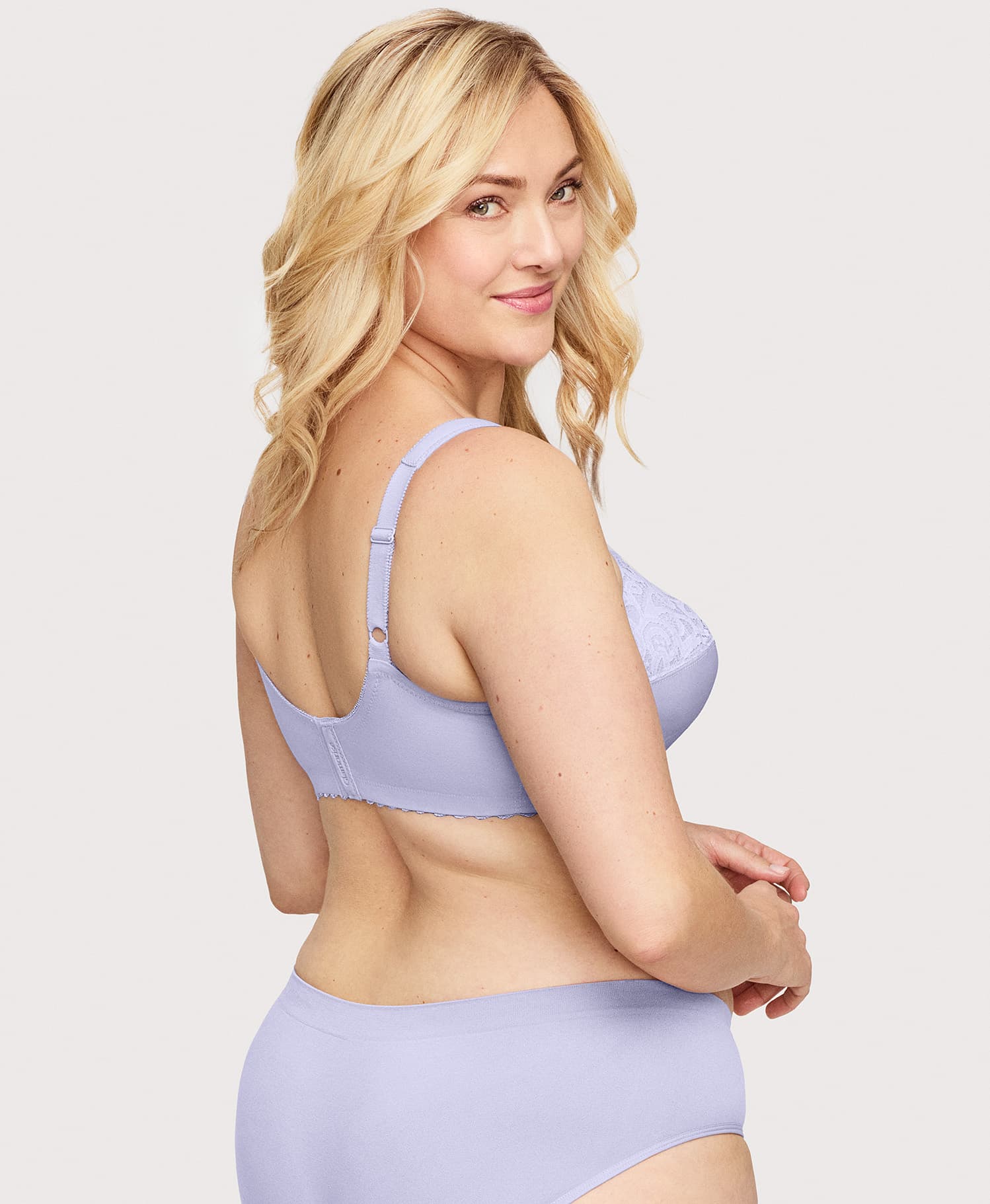 Glamorise Women's Plus Size MagicLift Cotton Support Bra Wirefree #1001,  Lilac, 100D : Buy Online at Best Price in KSA - Souq is now :  Fashion