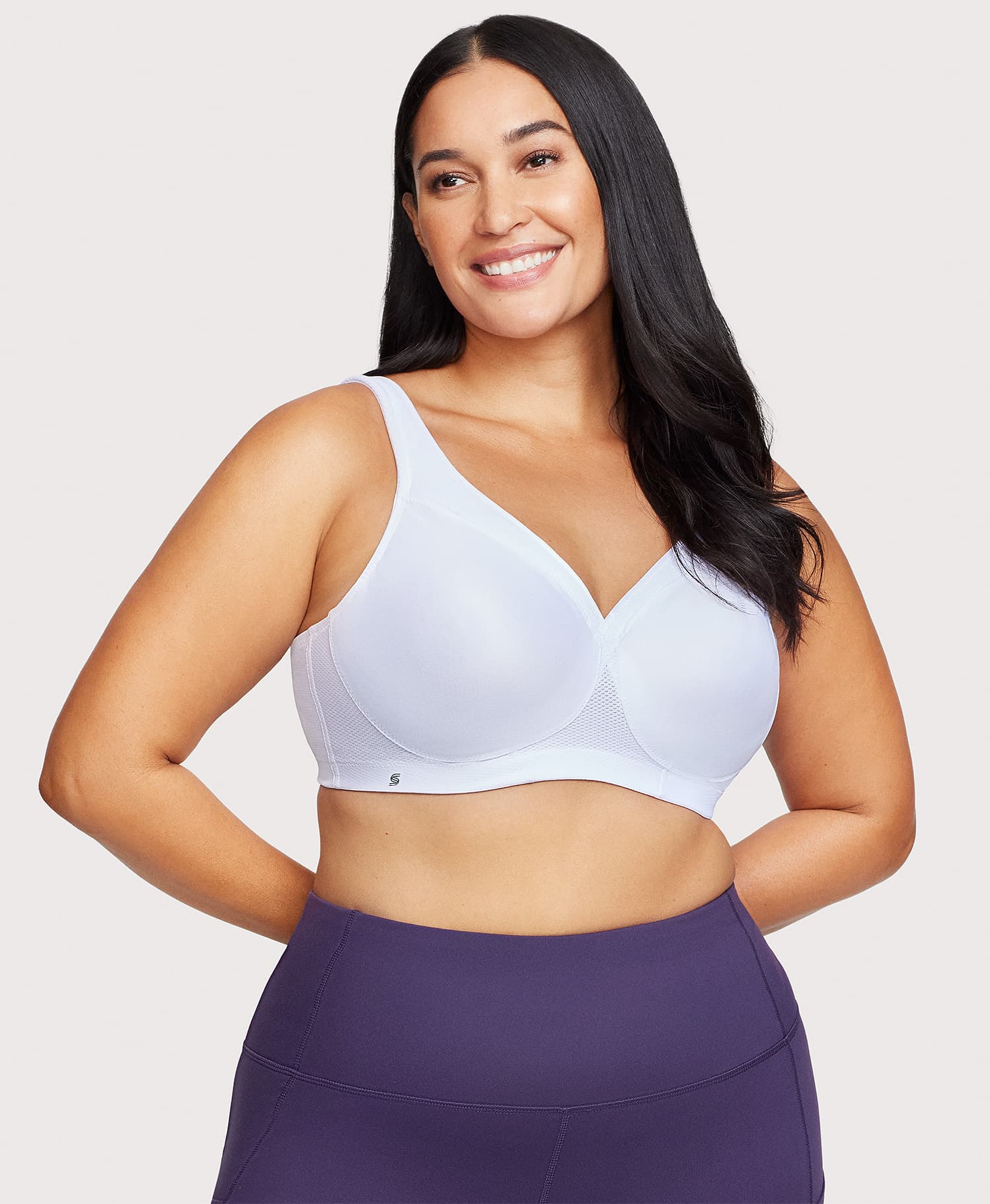 MGIZLJJ Sports Bras for Women High Impact Sports Bra Plus Size Bras for  Women-Padded Seamless High Impact Support for Yoga Gym Workout Fitness  (Color : White, Size : L) : : Clothing