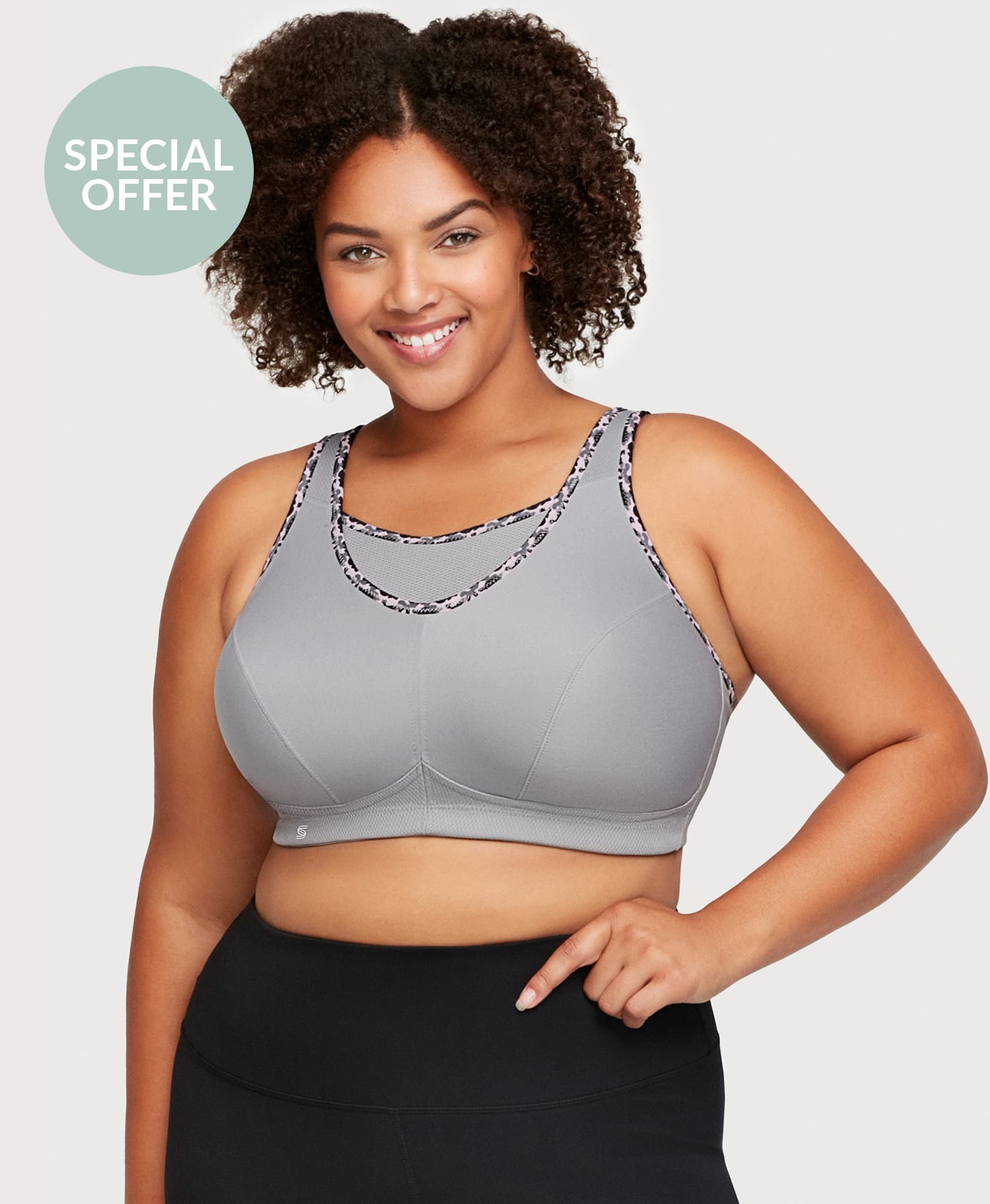 No Bounce Camisole Sports Bra Soft