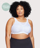 No-Bounce Camisole Sports Bra White