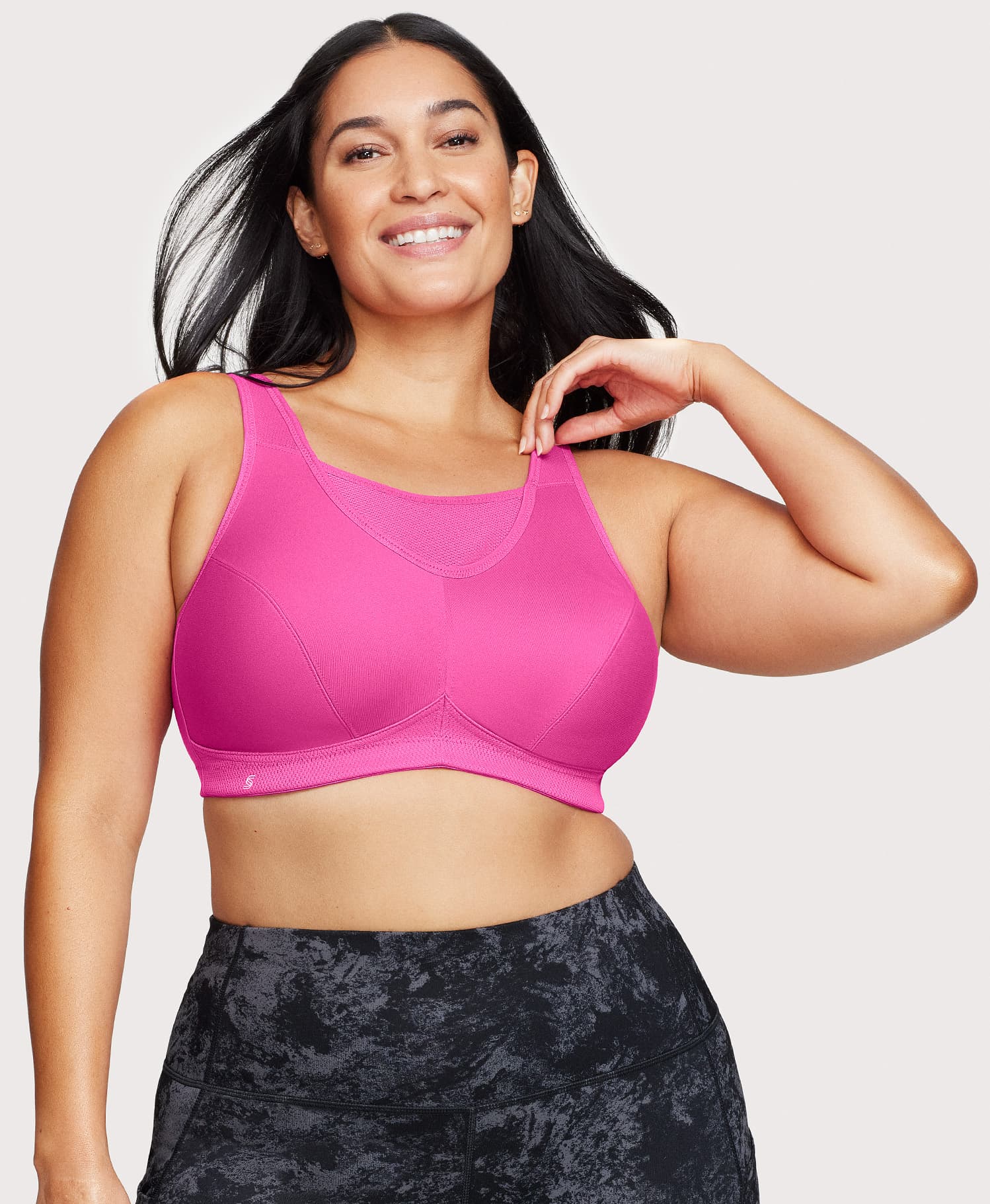Plus Size Sports Bras for Women Strappy Padded Medium Yoga Workout Workout  Tops Activewear Purple L