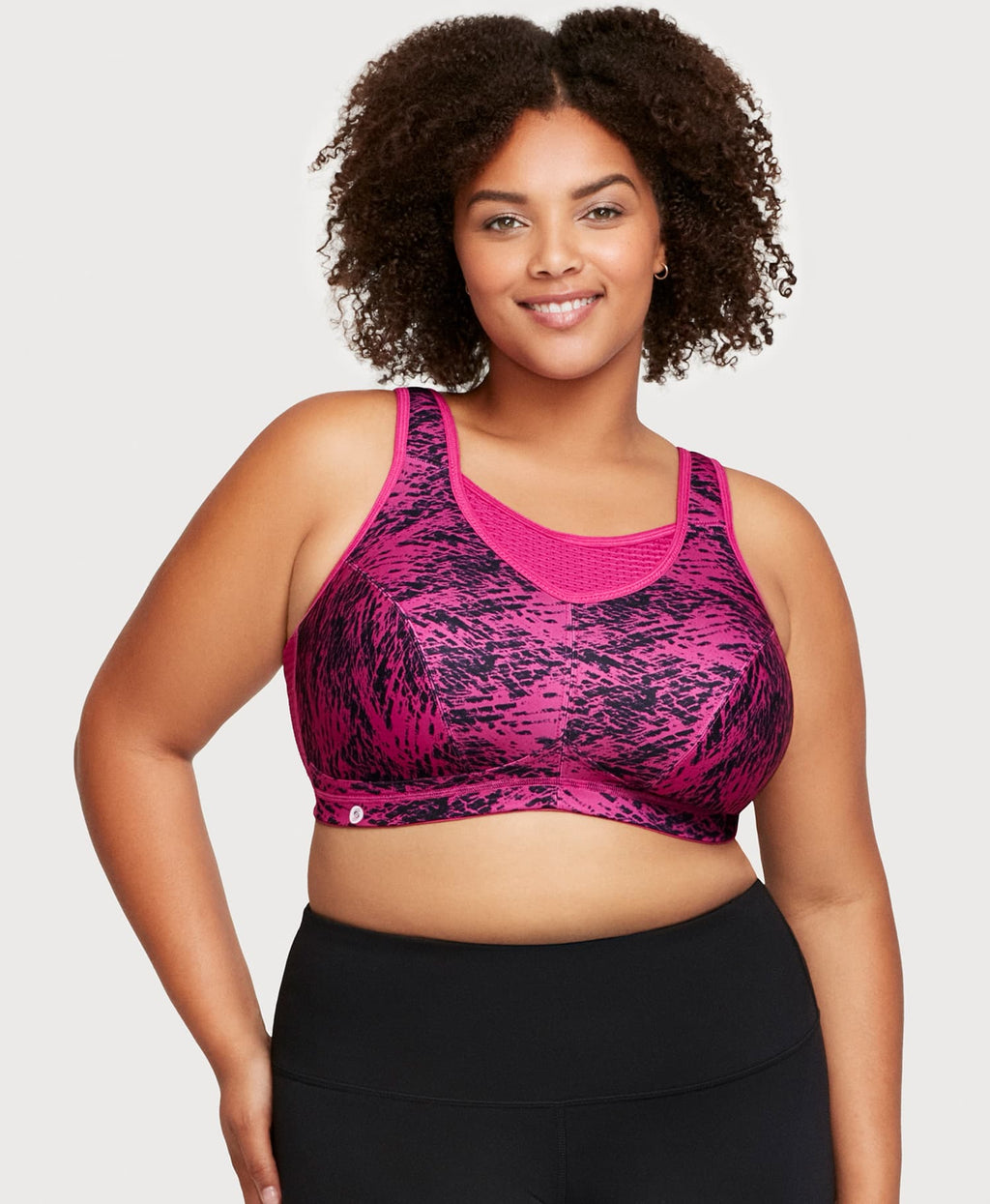 Glamorise No-Bounce Camisole Wire-Free Sports Bra - Purple – Big Girls  Don't Cry (Anymore)