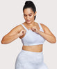 Custom Control Sports Bra White