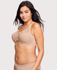 Low Cut WonderWire Lace Bra Cafe