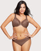 Low Cut WonderWire Lace Bra Mocha