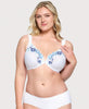 Front-Closure Cotton WonderWire Bra White
