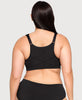 Front-Closure Posture Back WonderWire Lace Bra Black