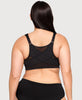Front-Closure Posture Back WonderWire Lace Bra Black