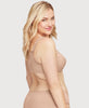 Front-Closure Posture Back WonderWire Lace Bra Cafe