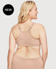 Front-Closure Posture Back WonderWire Lace Bra Cafe