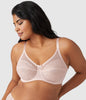 Retro Chic Full Figure Underwire Bra Rose Dust