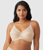Retro Chic Full Figure Underwire Bra Toast
