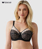 Retro Chic Full Figure Underwire Bra Black