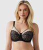 Retro Chic Full Figure Underwire Bra Black