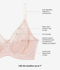 Retro Chic Full Figure Underwire Bra Rose Dust
