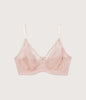 Retro Chic Full Figure Underwire Bra Rose Dust