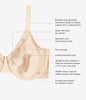 Perfect Primer Full Figure Underwire Bra Sand