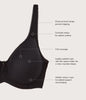 Basic Beauty Spacer Underwire T-Shirt Bra Black