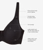 Basic Beauty Spacer Underwire T-Shirt Bra Black