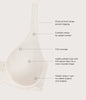 Basic Beauty Spacer Underwire T-Shirt Bra Ivory