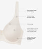 Basic Beauty Spacer Underwire T-Shirt Bra Ivory