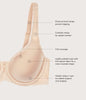 Basic Beauty Spacer Underwire T-Shirt Bra Sand