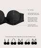 Red Carpet™ Strapless Underwire Bra Black