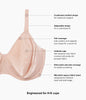 Back Appeal® H-K Cup Underwire Bra Rose Dust