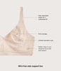 Inside Job™ Wire Free Bra Sand