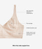 Inside Job™ Wire Free Bra Sand