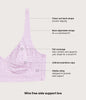 Inside Job™ Wire Free Bra Lavender Sage