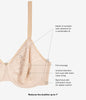 Visual Effects Minimizer Bra Sand