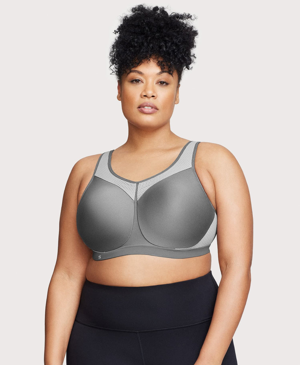 Glamorise Underwire High Impact Sports Bra 9066 Cafe 46D Size undefined -  $50 - From W