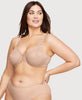 Front-Closure Stretch Lace Posture Back WonderWire Bra Cafe