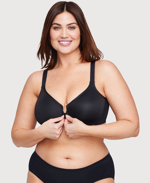 WonderWire Front-Closure Posture Back Bra