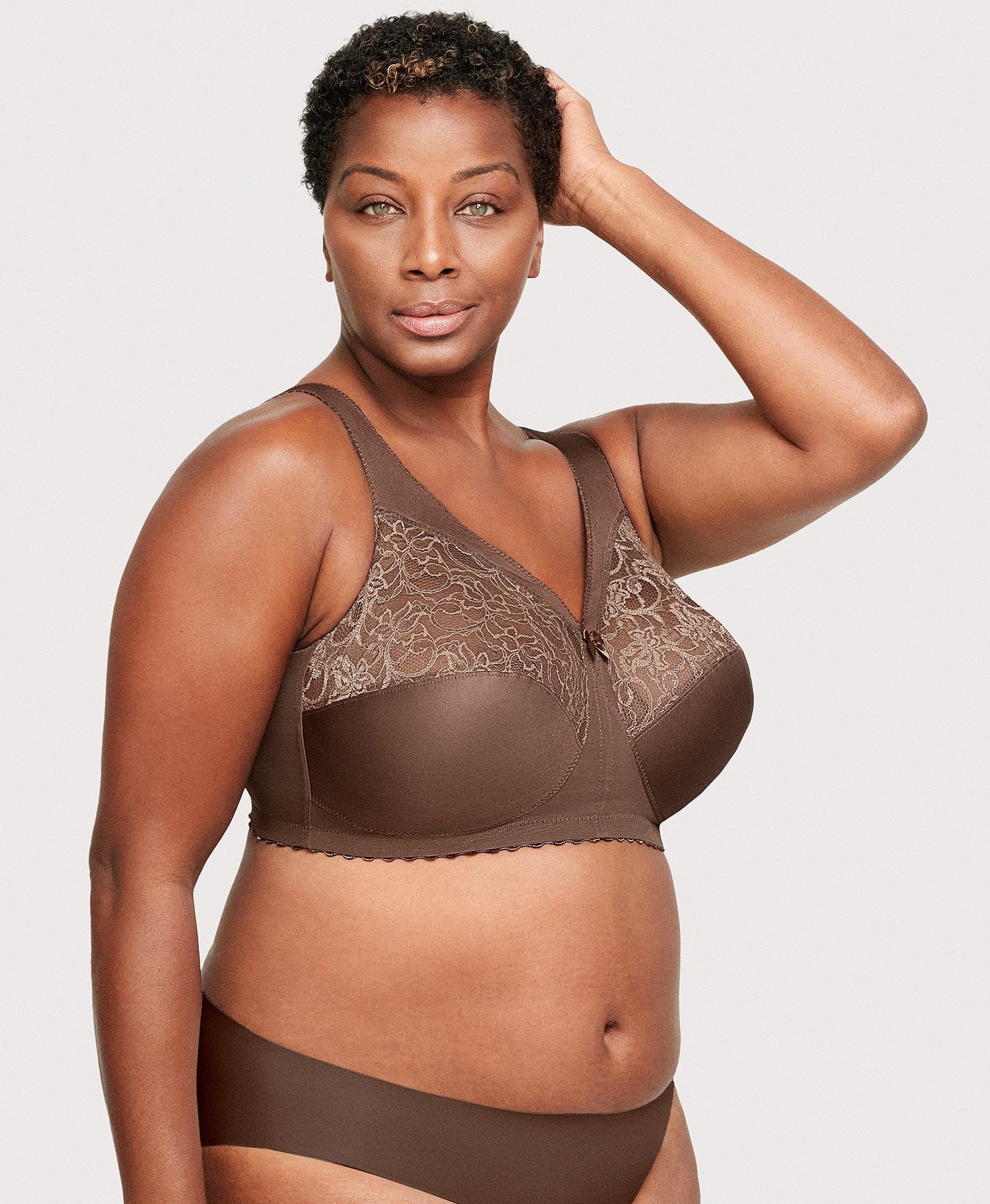 Rich Mocha Support Bra Set - Comfortable and Sustainable