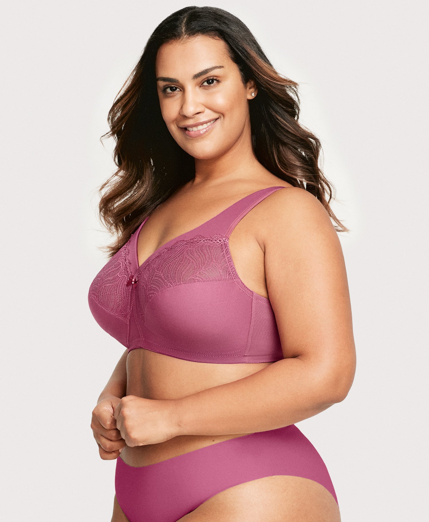 MagicLift Natural Shape Support Bra Red Violet