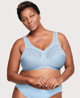 Glamorise Women's Plus Size Full Figure Adjustable Wirefree Sport Bra  #1326, MBL, 42F : : Clothing, Shoes & Accessories
