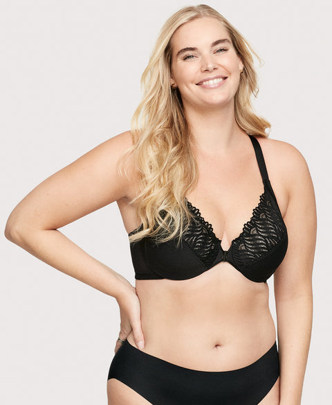 Front-Closure T-Back WonderWire Bra