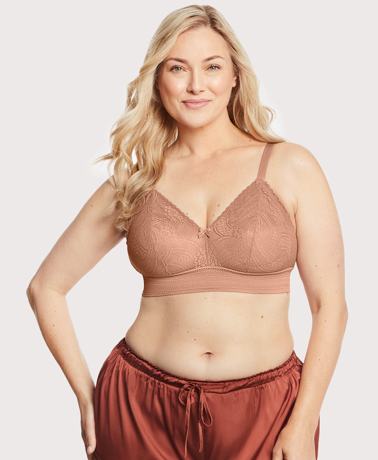 Bramour by Glamorise Women's Full Figure Plus Size Underwire Front